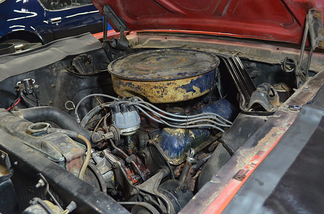 Mustang Engine Pre-Restoration